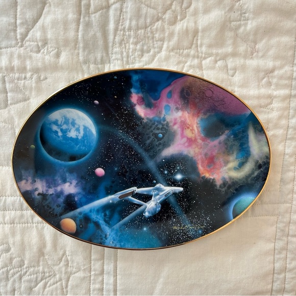 Star Trek Second Star From The Right W/COA - Space, The Final Frontier Hamilton - Picture 5 of 5